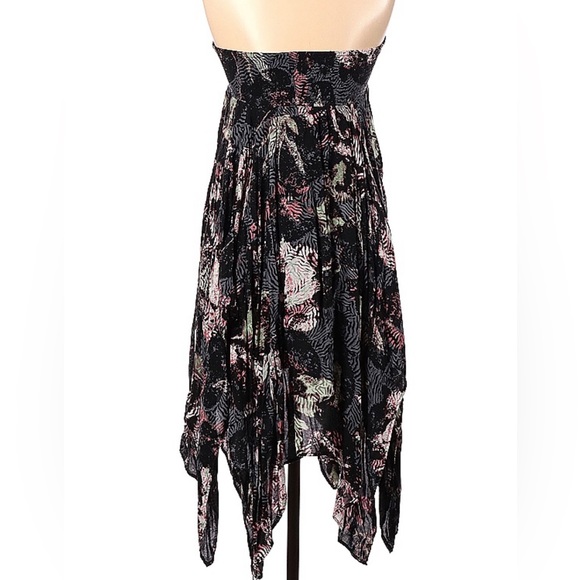 Free People Floral Strapless Skirt XS - Picture 2 of 8